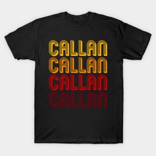 Callan - Retro Minimal Line Pattern T-Shirt